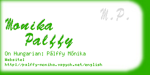 monika palffy business card