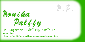 monika palffy business card